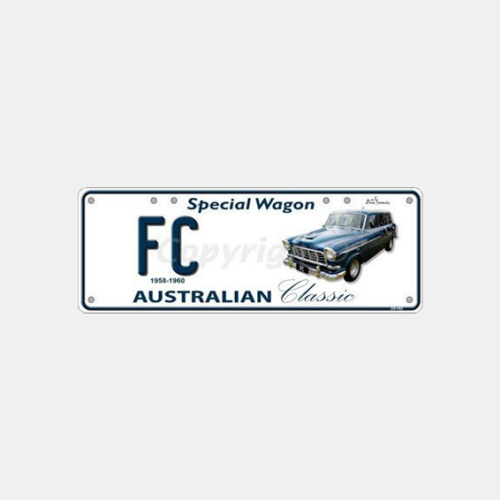 FC Special Wagon - Number Plate | Mildura Holden Museum