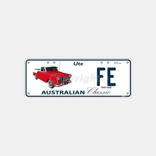 FE Ute - Number Plate | Mildura Holden Museum