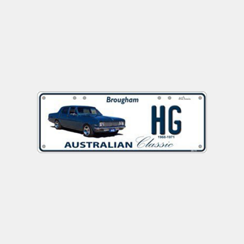 HG Brougham - Number Plate | Mildura Holden Museum