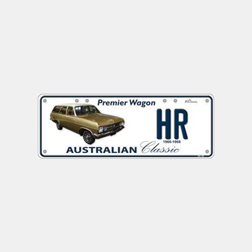HR Premier Wagon - Number Plate | Mildura Holden Museum