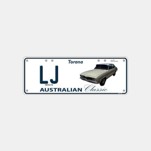 LJ Torana - Number Plate | Mildura Holden Museum