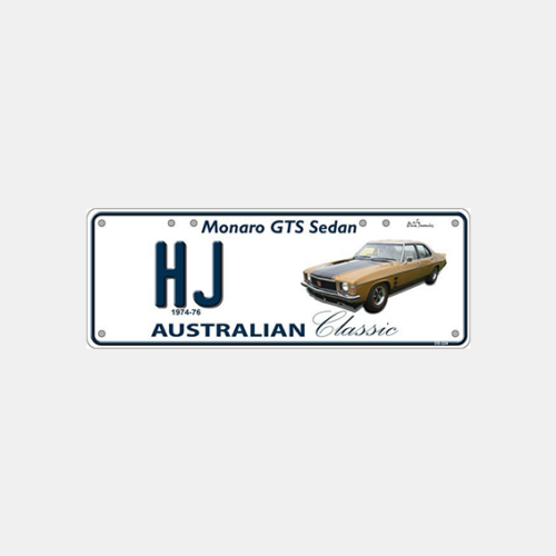 HJ GTS Monaro Sedan - Number Plate | Mildura Holden Museum