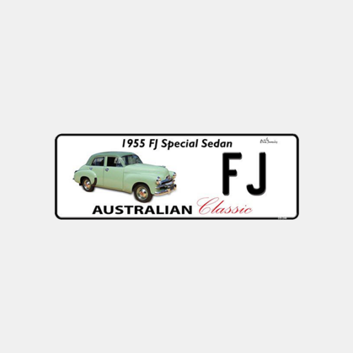 FJ Special Sedan - Number Plate | Mildura Holden Museum