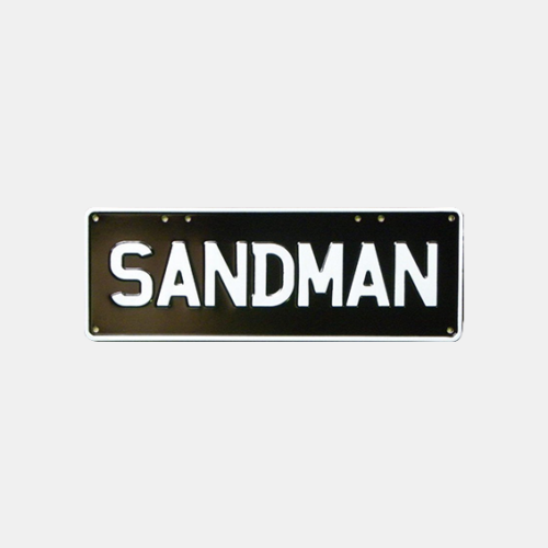 SANDMAN - Number Plate | Mildura Holden Museum