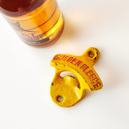Golden Fleece wall mounted bottle opener